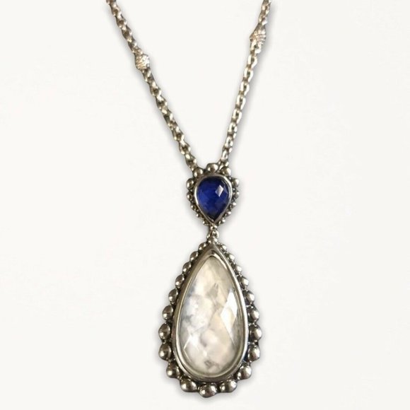 Lagos Jewelry - LAGOS Maya Lapis Teardrop Sterling Silver Necklace